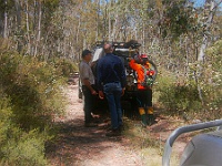 Heidi heads off for some MTBing across Cowombat Flat